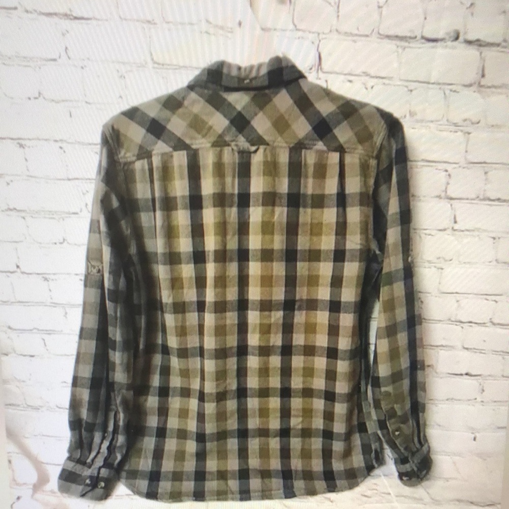 Plaid Button-Down Shirt - image 2